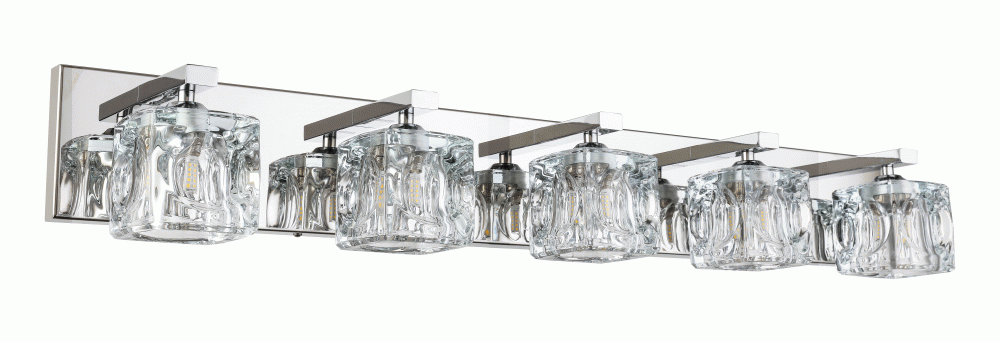 Sofia Vanity Wall Chrome Glass