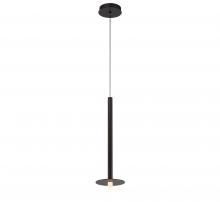 Lib & Co. CA 12103-02 - Piatto, 1 Light LED Pendant, Matte Black
