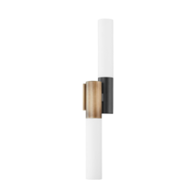 Troy Orange B8625-PBR/SBK - Koa Wall Sconce