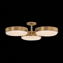 Troy Orange C1330-PBR - Rory Semi Flush