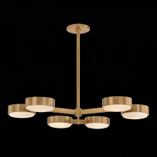 Troy Orange C1340-PBR - Rory Semi Flush