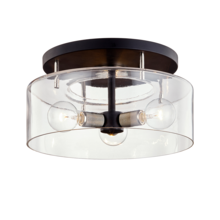 Troy Orange C7552-TBK/PN - Bergamot Station Semi Flush