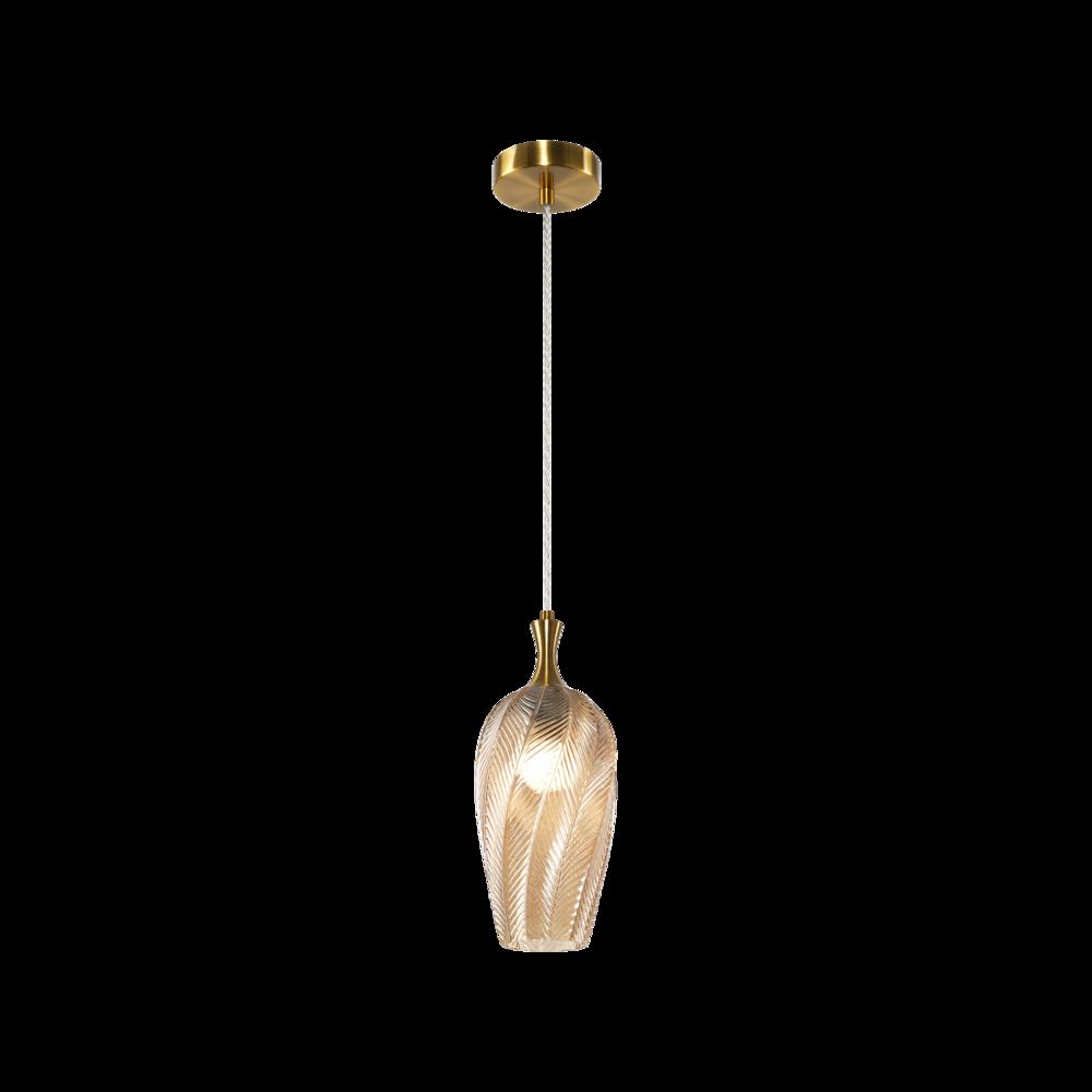 Eesha Aged Gold Brass Pendant