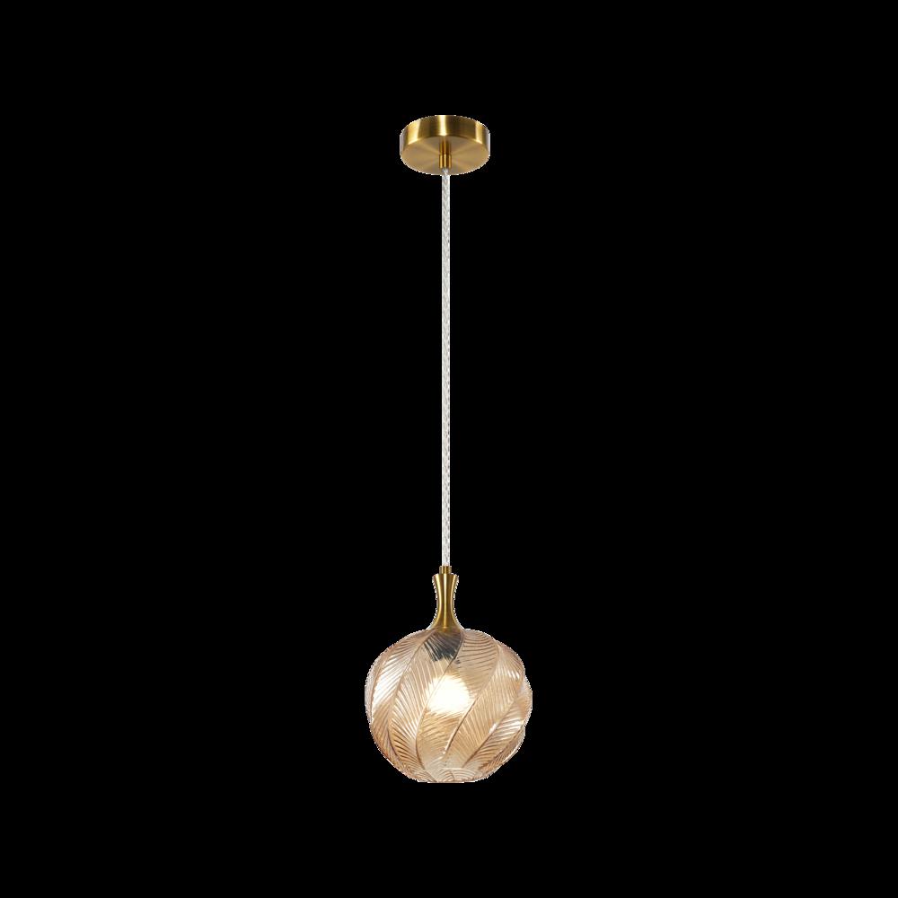 Eesha Aged Gold Brass Pendant