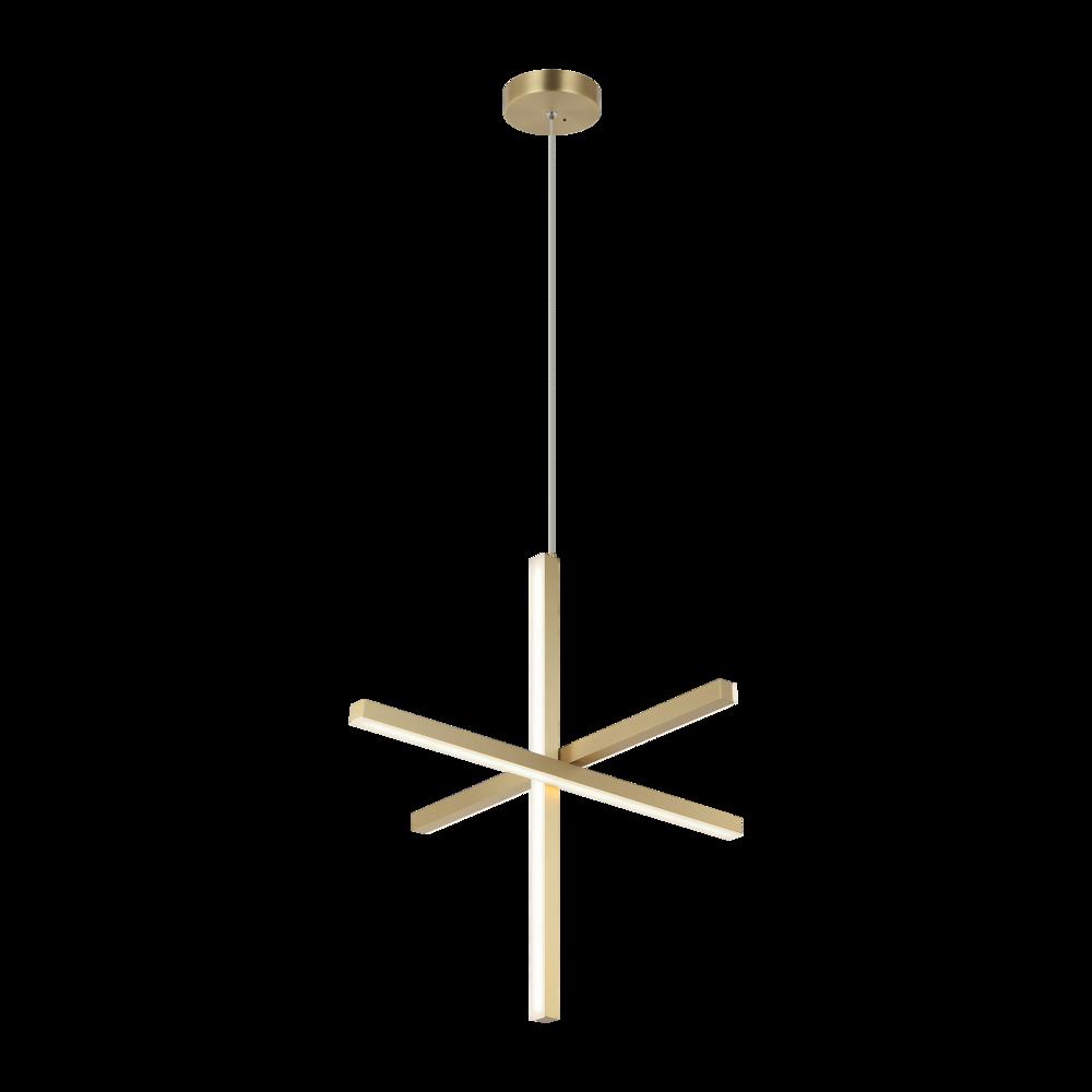 Crosley Brushed Gold Pendant