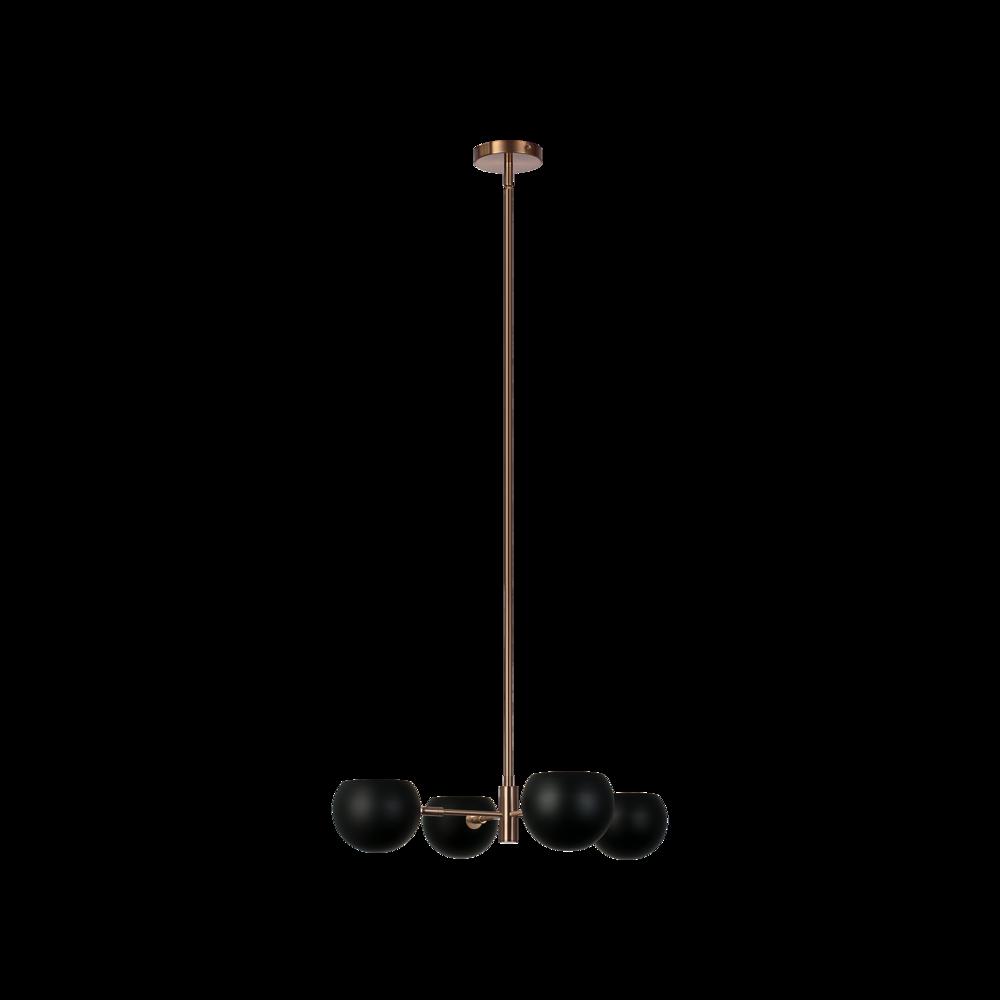 Orb Matte Black Pendant / Ceiling Mount