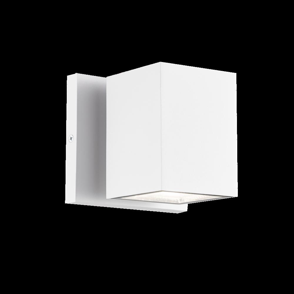 Kubular Matte White Wall Sconce