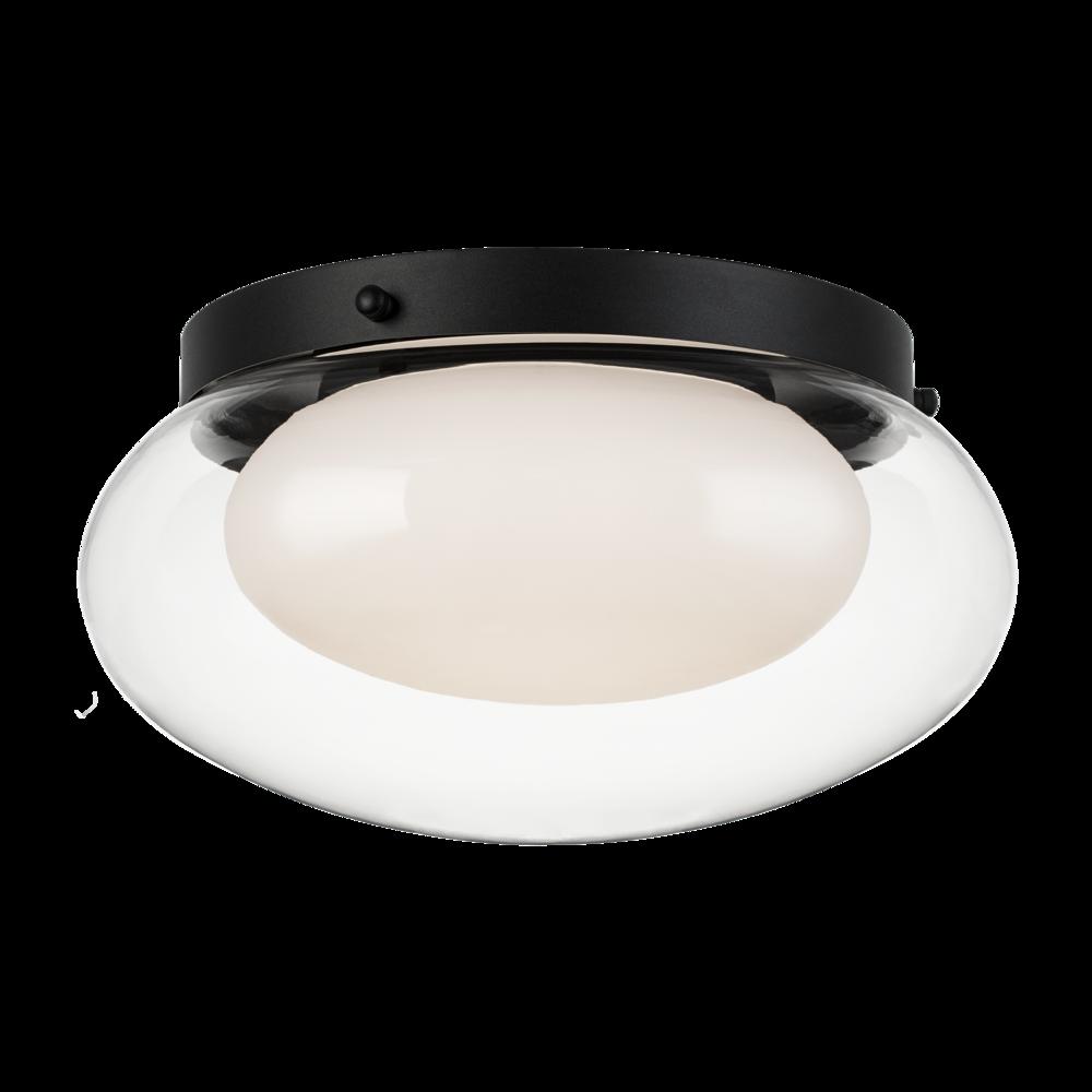 Caspian Matte Black Flush Mounts