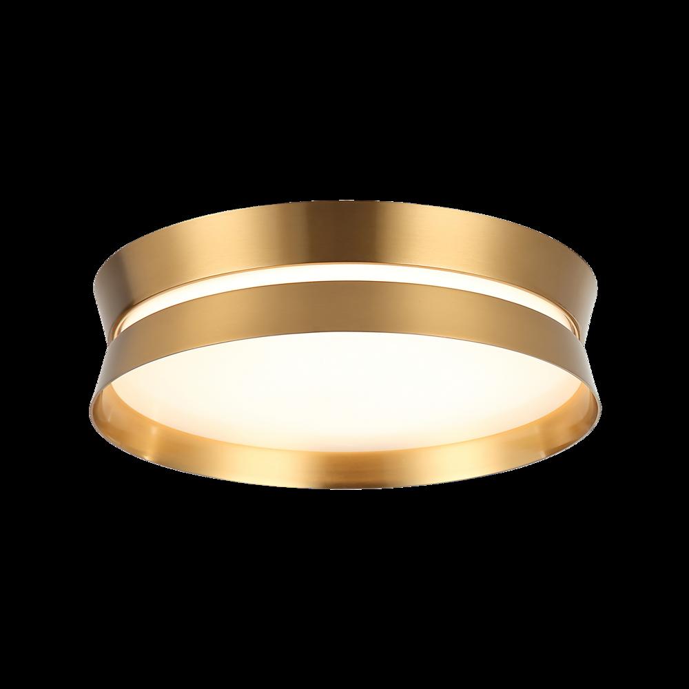Greyson Aged Gold Brass Flush Mounts