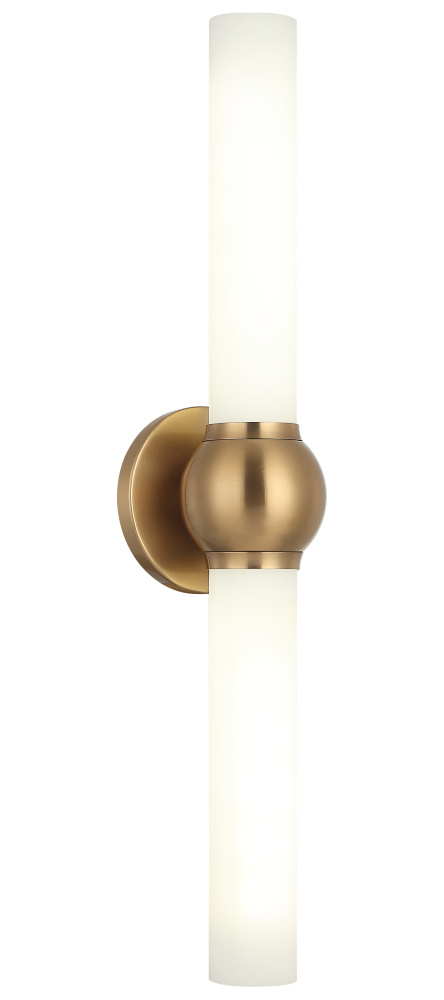 Pierce Aged Gold Brass Wall Sconce