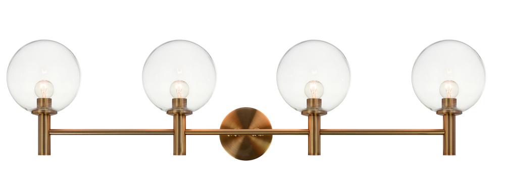 Cosmo Aged Gold Brass Wall Sconce