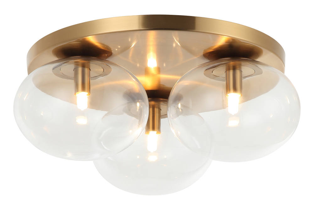 Bulbus Aged Gold Brass Ceiling Mount