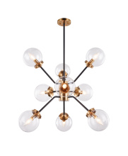 Matteo Lighting C72309AGCL - Maru Aged Gold Brass Chandelier