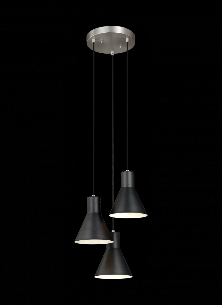 Towner Three Light Cluster Pendant