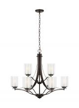 Generation Lighting 3137309EN3-710 - Elmwood Park Nine Light Chandelier