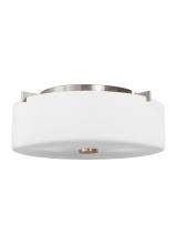 Generation Lighting FM313EN3/BS - Sunset Drive Small Two Light Flush Mount