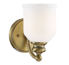 Savoy House Canada 9-6836-1-322 - Melrose 1-Light Wall Sconce in Warm Brass
