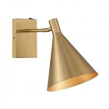 Savoy House Canada 9-8002CP-1-127 - Pharos 1-Light Adjustable Wall Sconce in Noble Brass by Breegan Jane