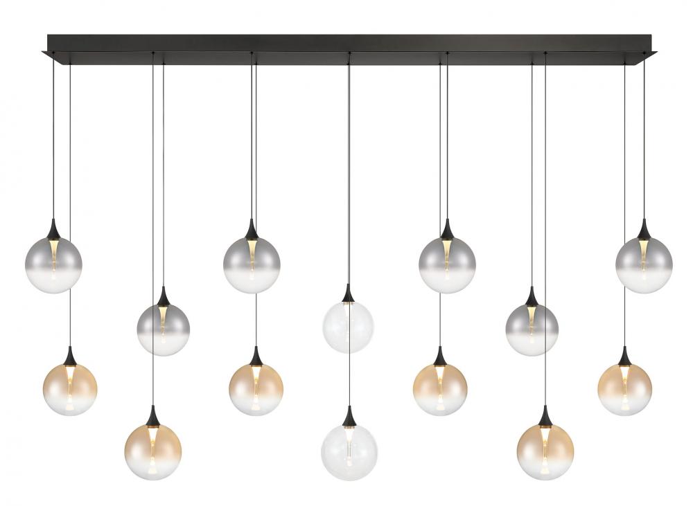 Iissa-Chandelier-14Lt-72In-BK-Mx