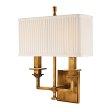 Hudson Valley 242-AGB - 2 LIGHT WALL SCONCE