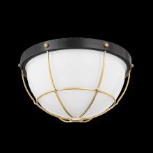 Hudson Valley MDS1501-AGB/DB - 2 LIGHT FLUSH MOUNT