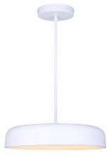 Canarm LCH281A18WH - ZARIA, MWH Color, 18" W Rod LED Chandelier, Acrylic, 42W LED (Int.), Dimm., 2200 lm, 3/4/5000K 3