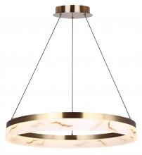 Canarm LCH294A24GD - ELYNN, 23.5" W Cord LED Chandelier, Marble Acrylic, 30.5W LED (Int.), Dimm., 2100lm, 3/4/5000K 3