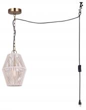 Canarm IPL2111B01GD - KLIMA, 1 Lt Rod Pendant, 60W Type A