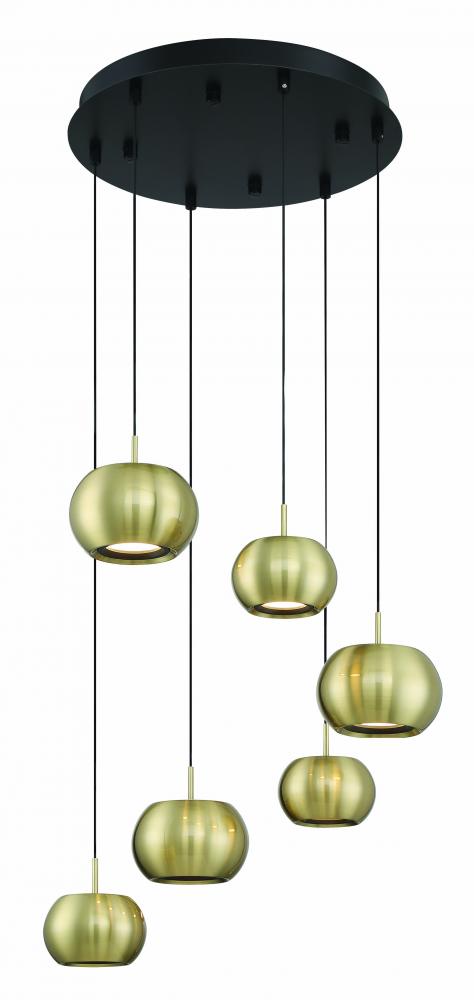 Halo Â¿ 6 Light LED Pan Pendant