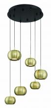 Minka George Kovacs P5474-884-L - Halo Â¿ 6 Light LED Pan Pendant