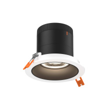 Dals RC04-CC-60-RGBK-TWH - 4in Modular Downlight, 5CCT, 60 degree Beam Angle, Regressed, Black, White Trim