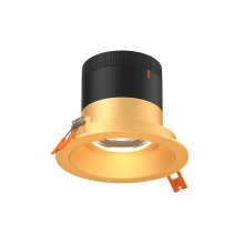 Dals RC04-CC-60-RGGD-TGD - 4in Modular Downlight, 5CCT, 60 degree Beam Angle, Regressed, Gold, Gold Trim
