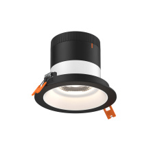 Dals RC04-CC-60-RGWH-TBK - 4in Modular Downlight, 5CCT, 60 degree Beam Angle, Regressed, White, Black Trim