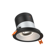 Dals RC04-CC-60-SLAZ-TBK - 4in Modular Downlight, 5CCT, 60 degree Beam Angle, Slope Ceiling, Alzak, Black Trim