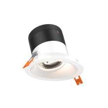 Dals RC04-CC-60-SLWH-TWH - 4in Modular Downlight, 5CCT, 60 degree Beam Angle, Slope Ceiling, White, White Trim