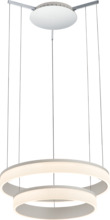 Page One Lighting PP120048-VW/CM - Halo 2 Tier Ring Chandelier