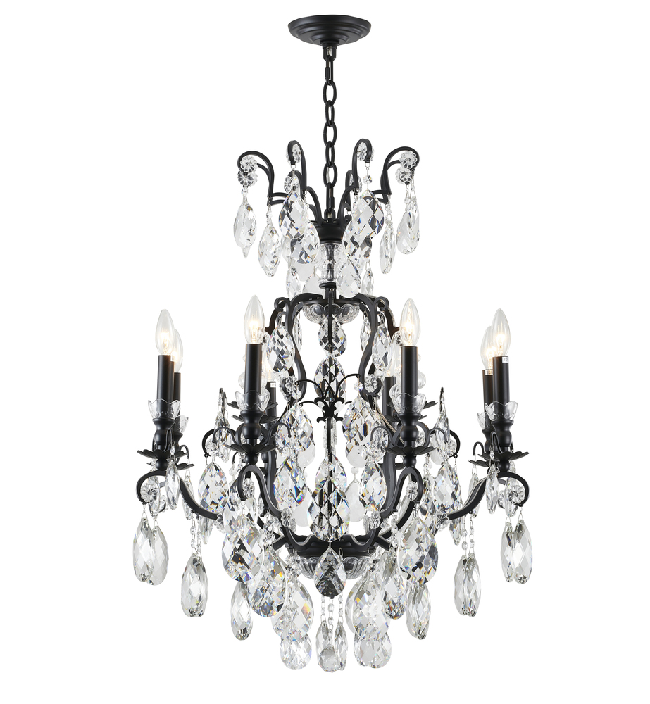 Matte Black Chandelier