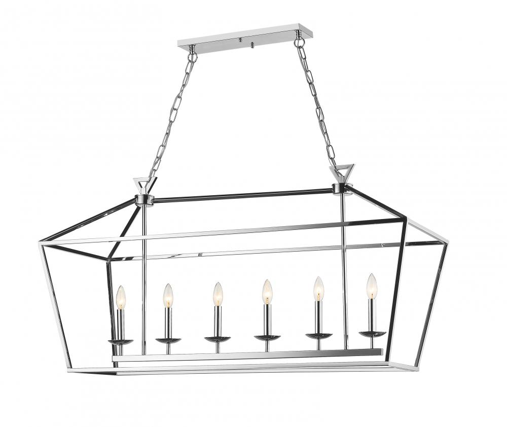 Chandelier Shiny Nickel