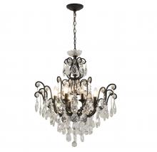 Bethel International Canada BET63SBLK - Chandelier Matte Black