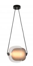 Bethel International Canada DLS38P12SM - LED Pendant Metal & Glass
