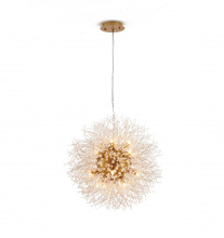 Bethel International Canada GL85C24BR - 16-Light Brass Stainless Steel Chandelier With Clear Crystal Accents