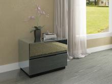 Bethel International Canada MB10 - Wood and Glass Side Table