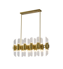 Bethel International Canada MU132C38BR - Satin Brass Chandelier