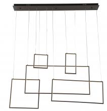 Bethel International Canada OC17C51SC - LED Chandelier Satin Coffee