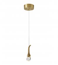 Bethel International Canada OCH05P5G - LED Pendant Antique Gold