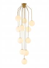 Bethel International Canada BANLT13 - Chandelier Antique Brass