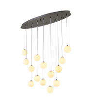 Bethel International Canada WHP48BLK - Black Chandelier