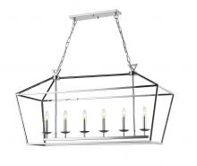 Bethel International Canada YS6217-6P - Chandelier Shiny Nickel